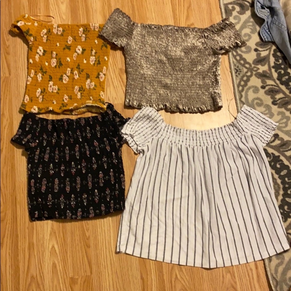 off the shoulder tops